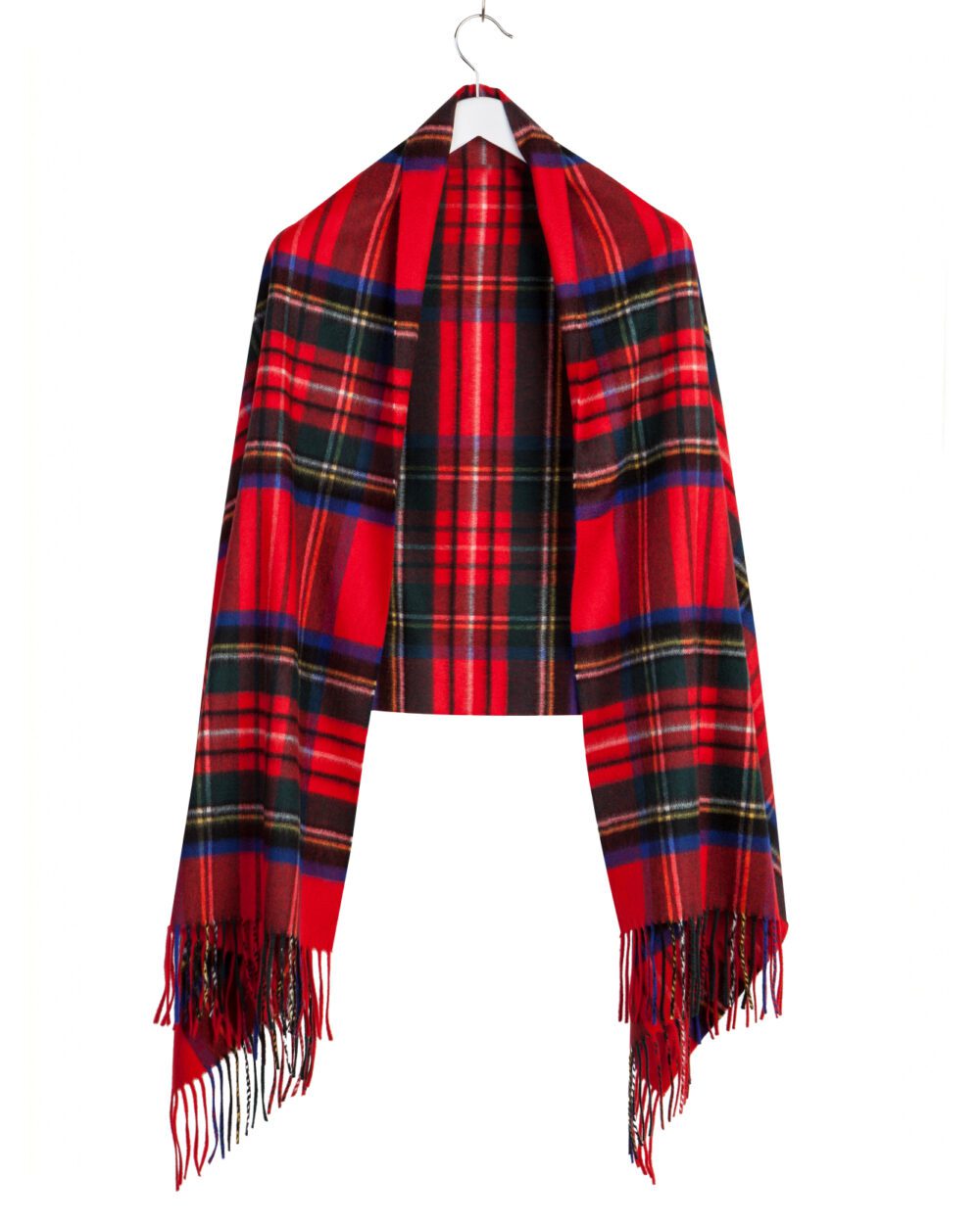 Traditional Tartan 100% Lambswool Stole - Made in Scotland